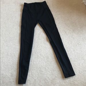 LULULEMON black leggings, size 4